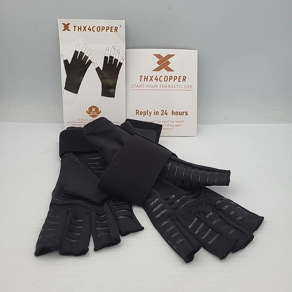 THX4COPPER Compression Arthritis Gloves with Strap Carpal TunnelSupport‎